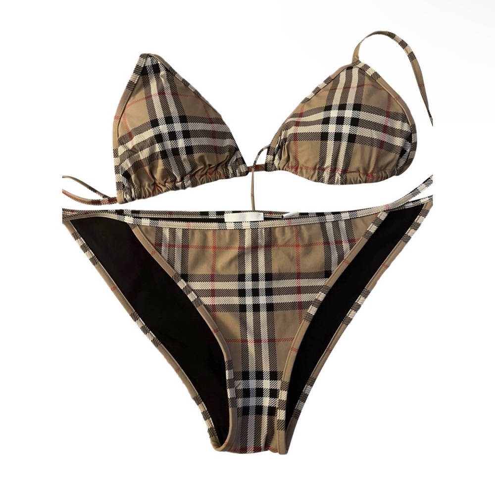 burberry two piece swimsuit